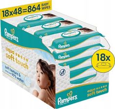 Zdjęcie Pampers Chusteczki Aqua Soft Touch Dla Dzieci 18X48szt. - Łeba