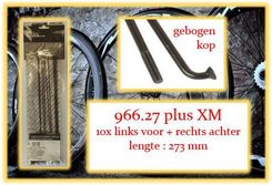 Zdjęcie Miche szprycha 273 mm z główką kątową czarna - Libiąż