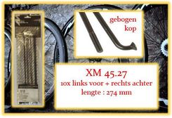 Zdjęcie Miche szprycha 274 mm główka kątowa czarna - Janikowo