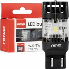 Zdjęcie Amio Żarówka Led Lumitec T20D 7443 W21/5W 12V Full Canbus Biała 04687 - Tychy