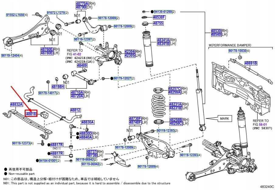 Toyota Lexus Ct Zwa10 Tuleja Tylnego Stabilizatora 4881821110 - Opinie ...