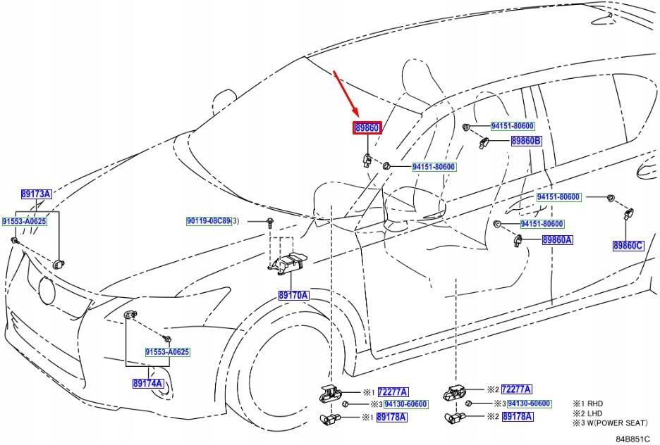 Toyota Lexus Ct Zwa10 Czujnik Uderzenia Bocznego 8983128020 - Opinie i ...