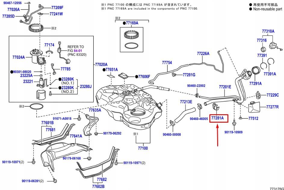 Toyota Zacisk Rury Wlewu Paliwa Lexus Ct Zwa10 7728175010 - Opinie i ...