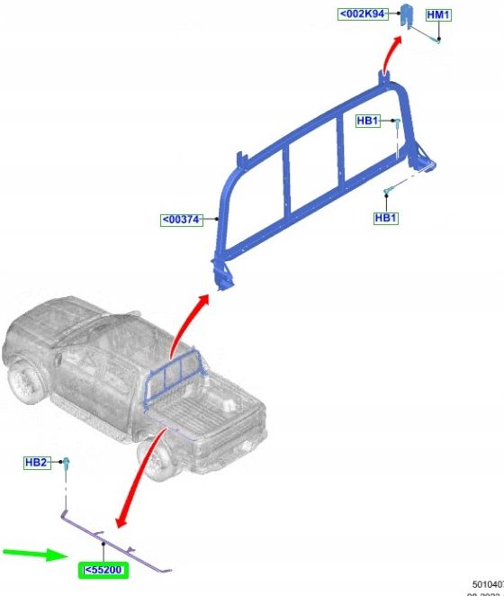 Ford Ranger T9 Pick-Up Box Rail Assy 2605772 - Opinie i ceny na Ceneo.pl