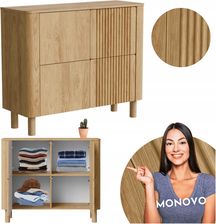 Zdjęcie Halmar Komoda Arango KM-2 z szufladami 110x93 cm Dąb Hikora CK25602 - Sulęcin