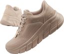 Skechers buty damskie sportowe Bobs B Flex SLIP-INS beżowe wygodne