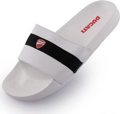 Zdjęcie Białe, czarne kapcie Ducati w kolorze białym - Krynki