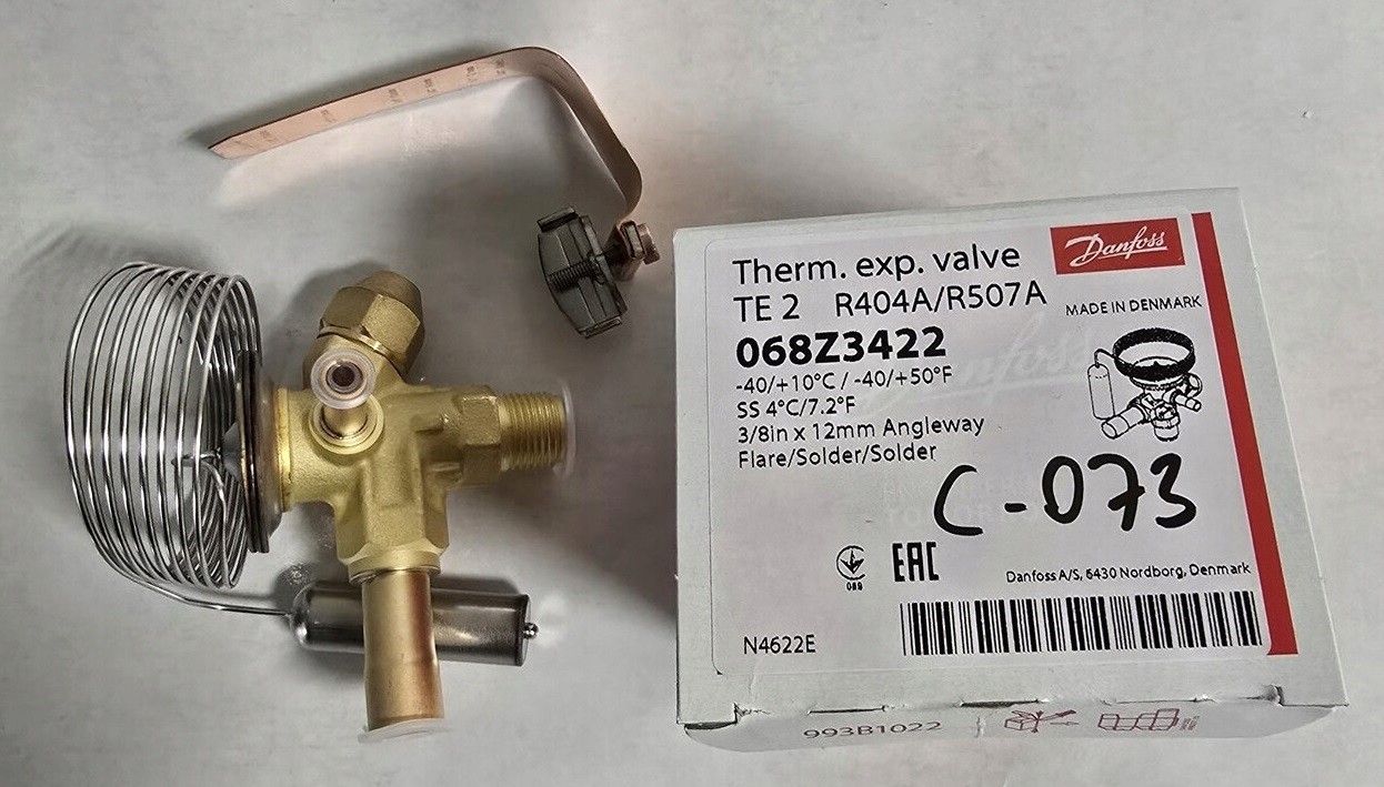 Danfoss Zawór termostatyczny rozprężny śrub/lut TE2 R404/R507 z ...