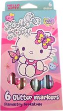 Zdjęcie Coolpack Flamastry Hello Kitty Brokatowe 6szt. Grube Pastelowe Szkolne - Dębica