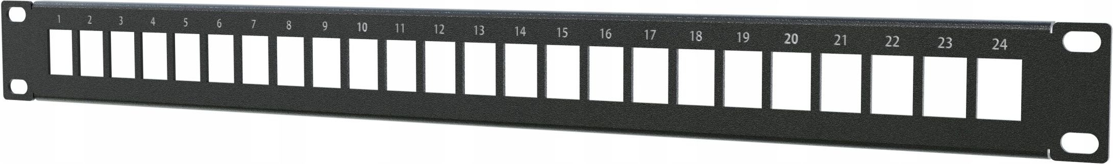 Stalflex Patch Panel Rack 19 1U 24 Sloty Czarny do Szaf Sieciowych Rack ...
