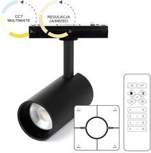 Zdjęcie Led Studio reflektor LED do szyn magnetycznych czarna 6W 48V 30° (5906477116235) - Siechnice