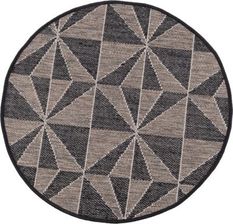 Zdjęcie MULTIDECOR Dywan Express In Geometria Czarno-brązowy 80X80 KOD:5904169737256 - Brzeg