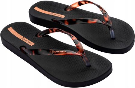 Damskie klapki japonki Ipanema Anat connect II fem 83648-AR100 czarny (40)