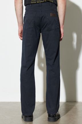 Męskie spodnie proste WRANGLER TEXAS NAVY 112388626
