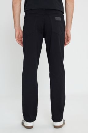 Męskie spodnie proste WRANGLER TEXAS BLACK 112388603