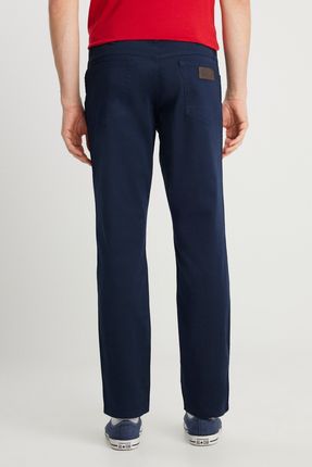 Męskie spodnie proste WRANGLER TEXAS NAVY 112388625