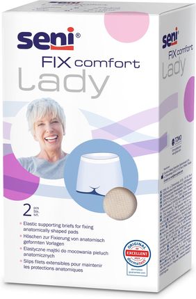 Seni FIX COMFORT LADY Majtki mocujące dla kobiet 2 szt. L Cielisty | Materiały opatrunkowe, dezynfekcja, akcesoria medyczne i wiele innych |