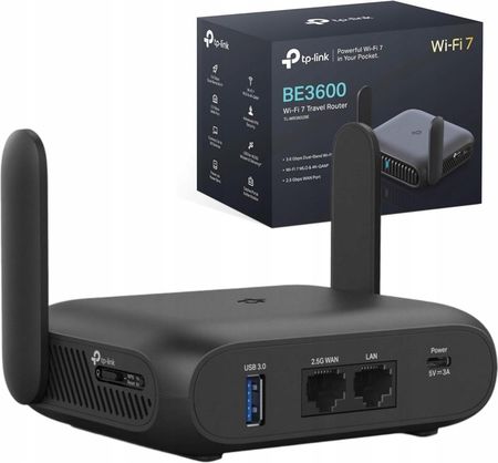 Podróżny router Wi-Fi 7 TP-Link TL-WR3602BE