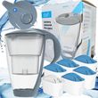 Dzbanek Filtrujący Dafi Zestaw Crystal Led Szary +5 Filtrów Unimax Mg