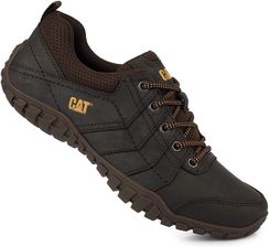 Zdjęcie Męskie buty półbuty skórzane brązowe CATERPILLAR CAT INSTRUCT P722310 - Buk