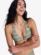Zdjęcie górna część ROXY - Ocean Dreamer Fixed Tri Halter Oil Green Say It With Stripes (GLD3) - Serock