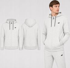 Zdjęcie Męska bluza z kapturem 4F SWSM2550 27M j.szary (M) - Prusice