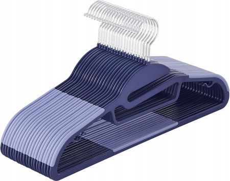 Songmics Wieszaki plastikowe na ubrania 20szt 41,5 cm obrotowe antypoślizgowe (CRP041C02)