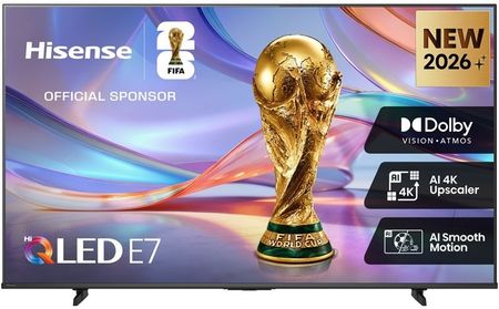 Telewizor QLED Hisense 50E7S 50 cali 4K UHD