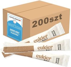 Zdjęcie Cukier biały w saszetkach 200 x 4g - Toszek