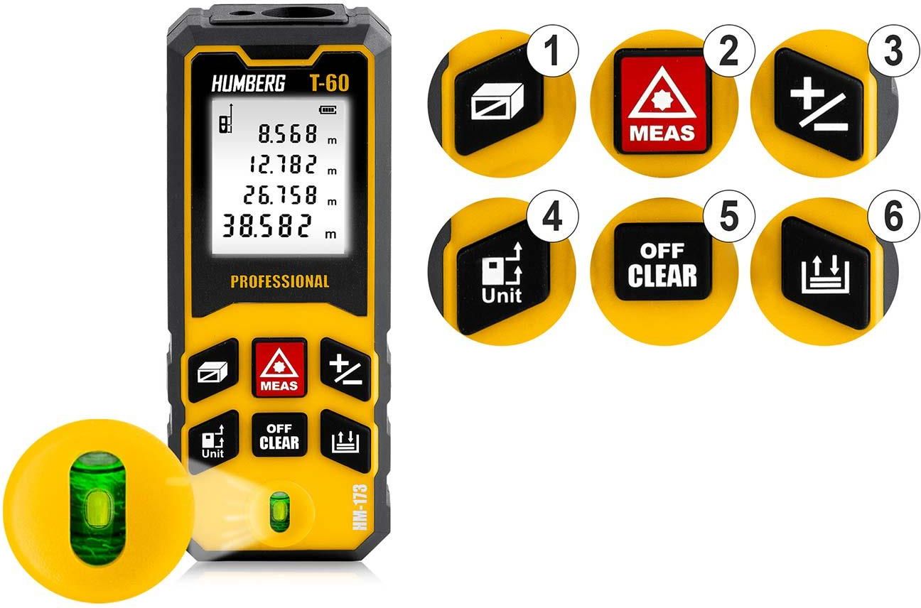 Humberg Dalmierz Laserowy 60m Hm-173 517300 - Opinie i ceny na Ceneo.pl