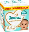 Pampers Premium Care 3 216Szt. Pieluszki Miesięczny Zapas
