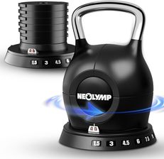 Zdjęcie Neolymp Kettlebell 7 W 1 1,5–10 Kg – Uchwyt Nierdzewny - Zabłudów