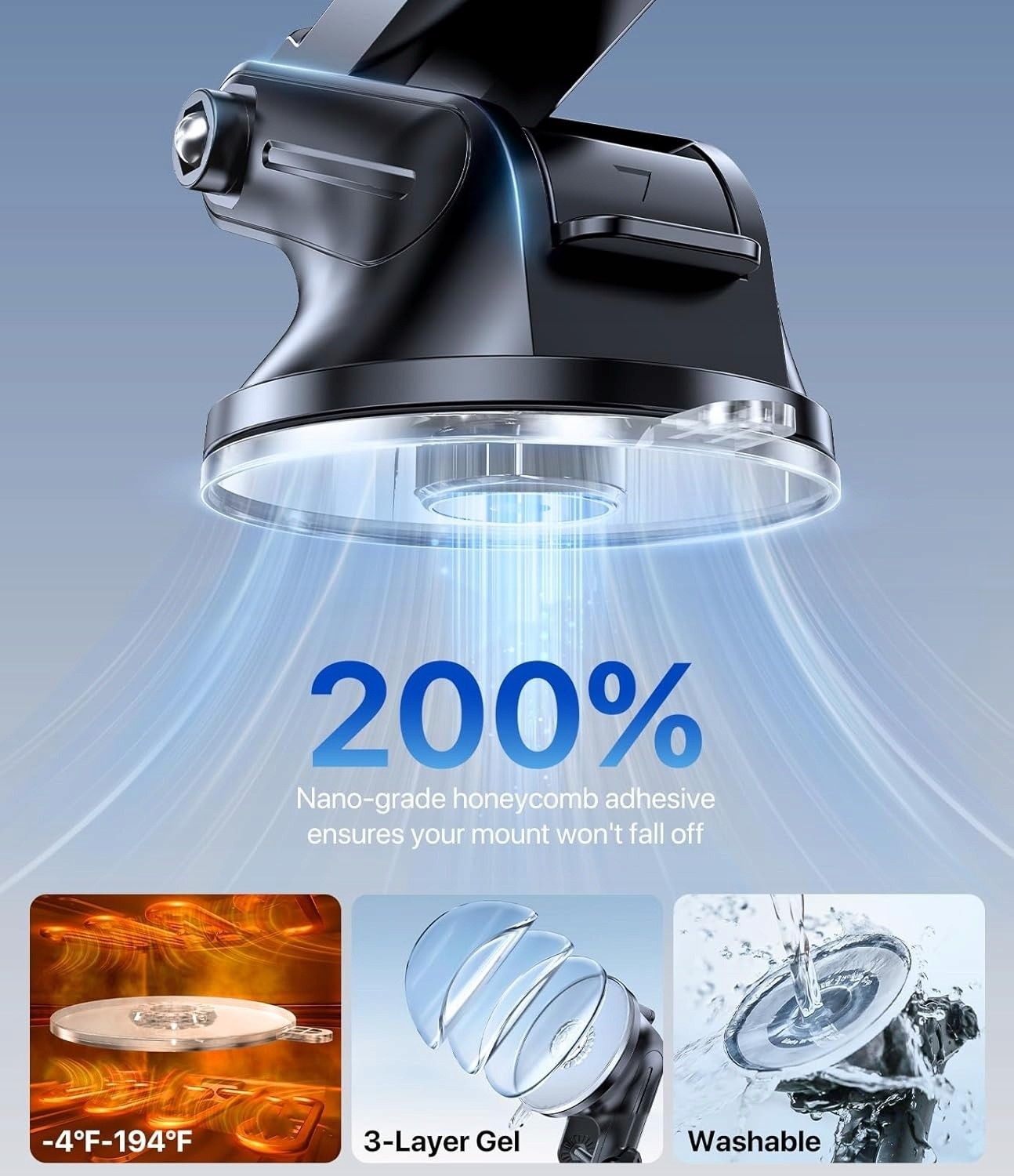 Miracase Uchwyt Telefon 3W1 Samochód Biurko Stabilny Obrotowy Smartfony ...