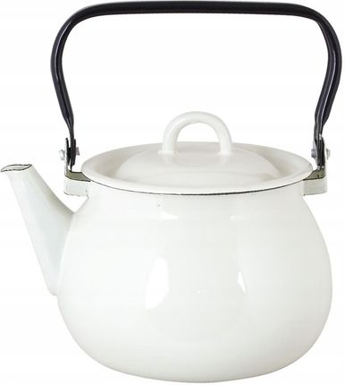 Imbryk Czajnik Emaliowany na Gaz i Indukcję Biały 2,5L (690601)