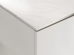 Zdjęcie Blat 100Cm/13MM Marmur Bianco 100 x 60 cm (45843UNIW) - Lipiany