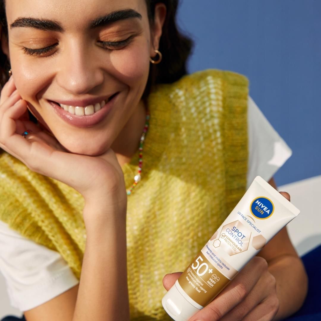 Nivea Sun Luminous Spot Control Krem Do Twarzy Spf50+ Kwas Hialuronowy ...