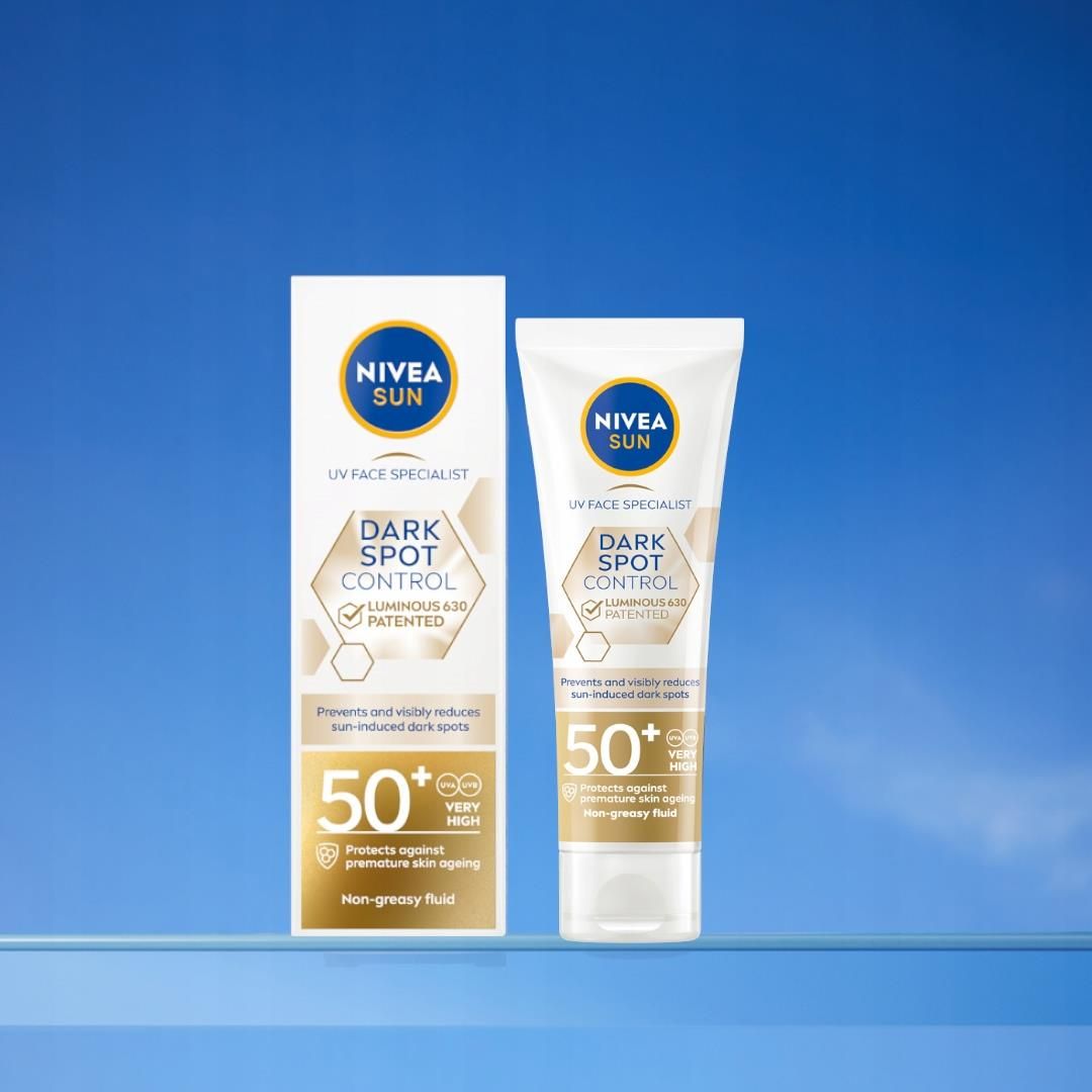 Nivea Sun Luminous Spot Control Krem Do Twarzy Spf50+ Kwas Hialuronowy ...