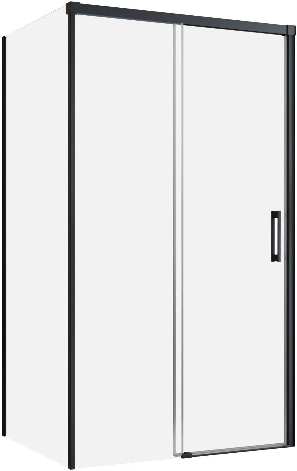 Kabina prysznicowa Radaway Idea Black Kds 100x100 P mirror (2765958408 ...