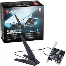 Zdjęcie Karta sieciowa Msi HERALD BE9400 (9148660003) - Wleń