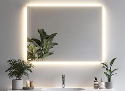 Zdjęcie Lustro MIRON 50 x 80 cm podświetlane na baterię - Luboń