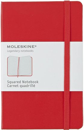 Moleskine SQUARED NOTEBOOK Notatnik czerwony