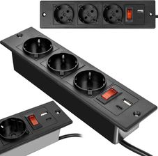 Zdjęcie Spacetronik Gniazdo Meblowe z Ładowarką USB SPS-I35B (DMT_SPSI35B_V2) - Jelcz-Laskowice
