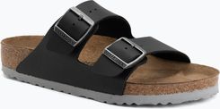 Zdjęcie Klapki Birkenstock Arizona black light gray szerokie 1032018 - Piastów