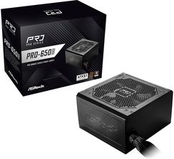 Zdjęcie Asrock PRO-650B 650W (90UXR065BNEAA2) - Ogrodzieniec