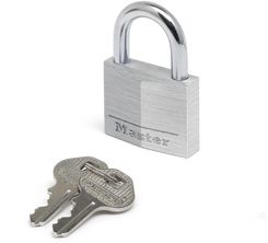 Zdjęcie Master Lock Kłódka na klucz Aluminiowa Szara 4 x 5,9 x 1,3 cm 9140EURD - Kock