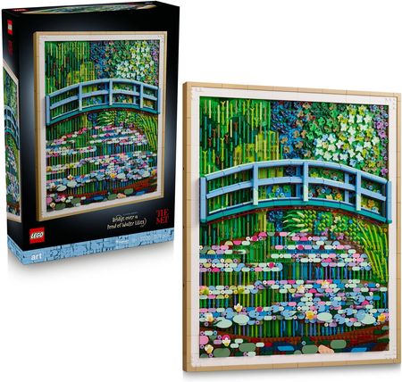 LEGO Art 31220 Claude Monet — Most nad stawem z liliami wodnymi