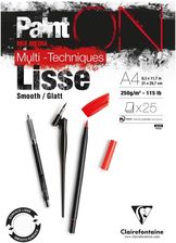 Zdjęcie Blok Clairefontaine Paint On Smooth A4 25 Listů 250G - Lubowidz