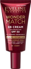 Zdjęcie Eveline Cosmetics Eveline Wonder Match Krem Bb Z Filtrem Spf50 01 Ivory - Różan