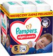 Pampers Night Monthly Box Pieluchomajtki Rozmiar 5, 92 Szt., 11Kg-17Kg