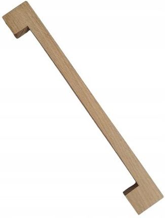 Uchwyt meblowy Hellux drewniany szary Dł. 21.3 cm Rozstaw 195 mm 0122023462